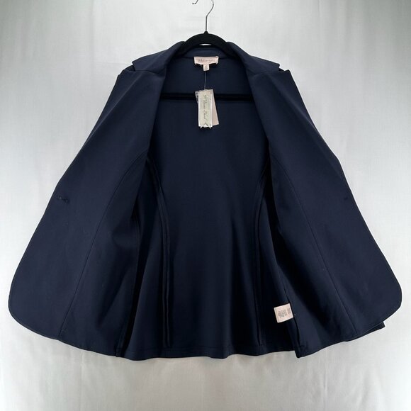 Philosophy Republic Clothing Blazer M Viscose Blend One Button Suit Jacket Black - Picture 2 of 13